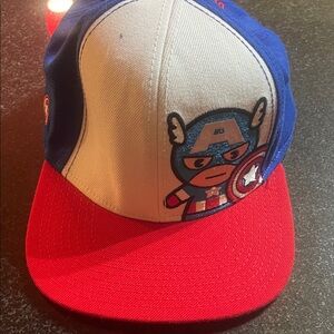 Marvel Kids Captain America Hat - Red, Blue, White